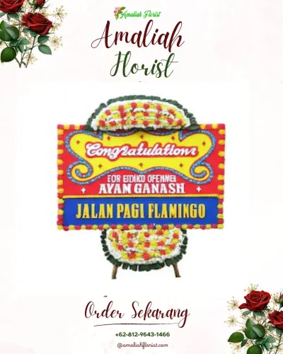 Bunga Papan Congratulation di Pasar Padi